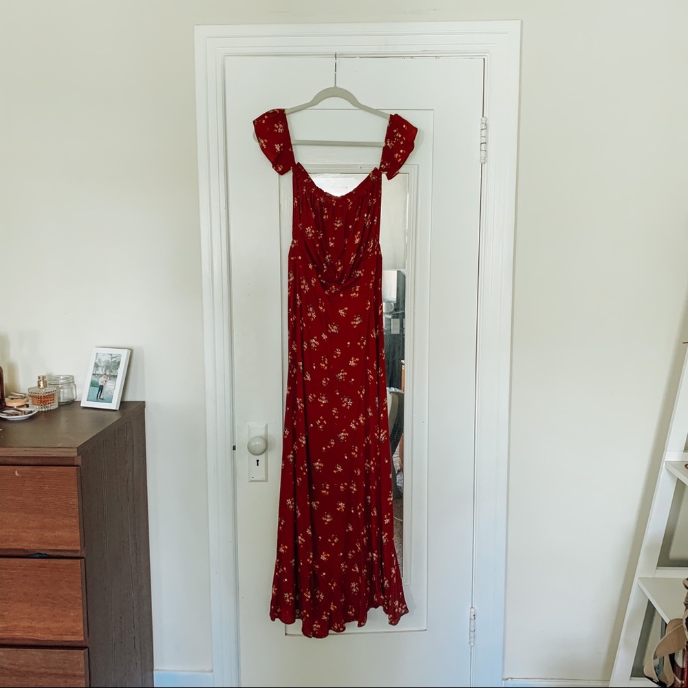 Flynn Skye Bella Maxi Dress Autumn Bunches Sz M